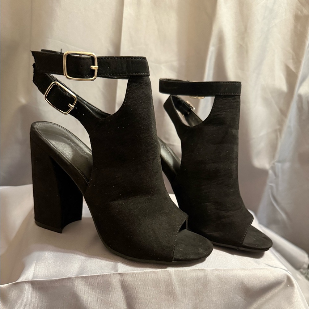 Charlotte Russe Black Ankle Boots